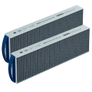 BORA Original Aktivkohle-Geruchsfilter Plus GFESP (2er Set) - (Nachfolgemodell von PUAKF) ++ Lagerware ++