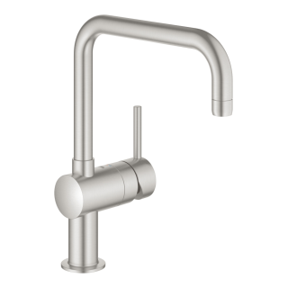 GROHE Minta 32488DC0 Einhand-Spültischbatterie, hoher Auslauf, DN 15, Supersteel