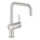 GROHE Minta 32488DC0 Einhand-Spültischbatterie, hoher Auslauf, DN 15, Supersteel