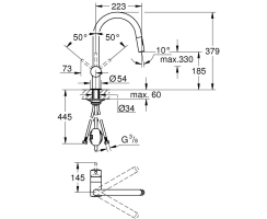 GROHE Minta 32321DC2 Einhand-Spültischbatterie,...