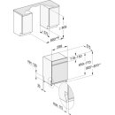 Miele G 7241 SCi Edelstahl CleanSteel, Geschirrspüler integrierfähig, 60 cm