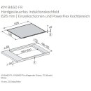 Miele KM 8460 FR Kombinations-Kochfeld mit Induktionsbeheizung