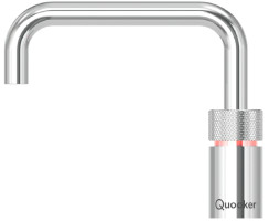 Quooker Nordic Square single tap mit PRO3 Reservoir verchromt gl&auml;nzend 3NSCHR