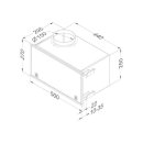 Novy Umluftbox mit Monoblockfilter wei&szlig; (270x500x295mm) 841400