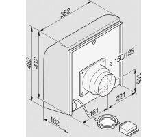 Miele Außenwandgebläse AWG 102