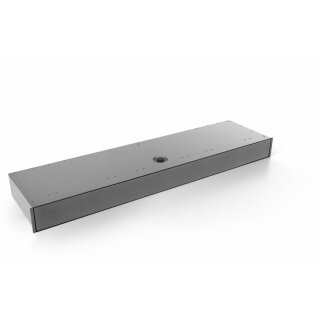 Umluftbox mit Monoblockfilter H 98 EdelStahloptik (98x1100x290mm) 7943400
